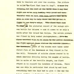 Alternative Image of CBS Radio Script