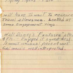 Alternative Image of Elisha "Smokey" Stover's Notes Dated From January 1, 1943 to January 16, 1943