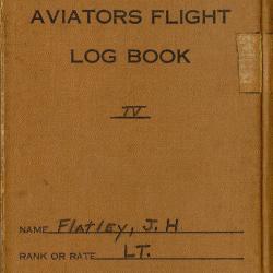 Primary Image of Aviators Flight Log Book (1936-1939) of James H. Flatley, Jr.