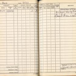 Alternative Image of Aviators Flight Log Book of Gerald Hennesy (1950-1958)