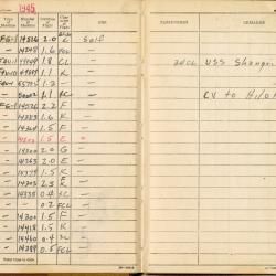 Alternative Image of Aviators Flight Log Book of Gerald Hennesy (1944-1950)