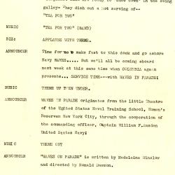 Alternative Image of CBS Radio Script