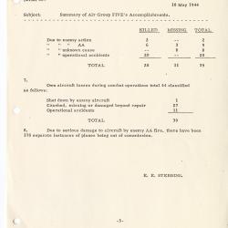 Alternative Image of Shipboard Diary of Joseph Kristufek While Aboard the USS Yorktown (CV-10) and an Accompanying Summary of Air Group Five's Accomplishments