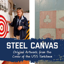 Showing artwork created by sailors aboard the ship more than 50 years ago and highlights about life at sea