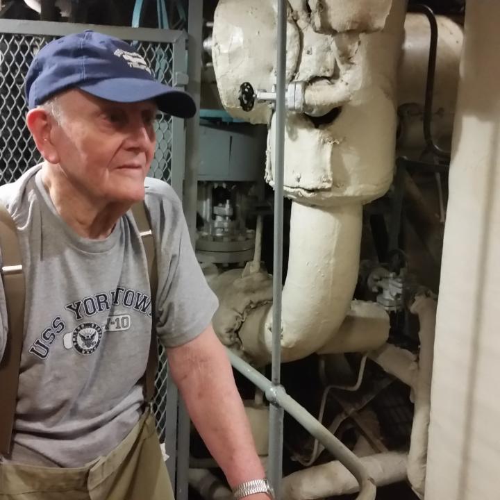 A former sailor retraces his steps after 60 years on the USS Yorktown