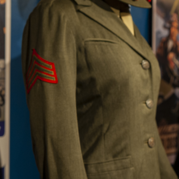 Closeup of a vintage blouse