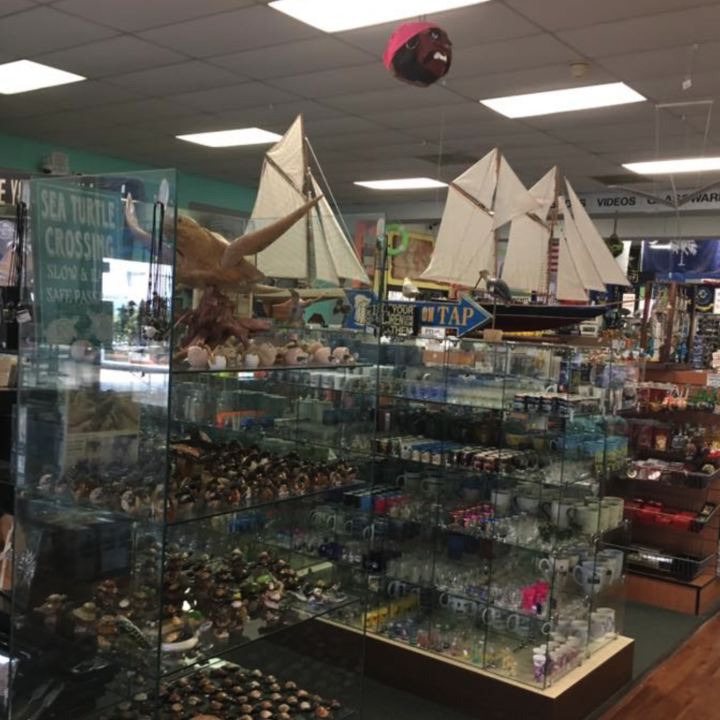 picture of the interior of the ship store 