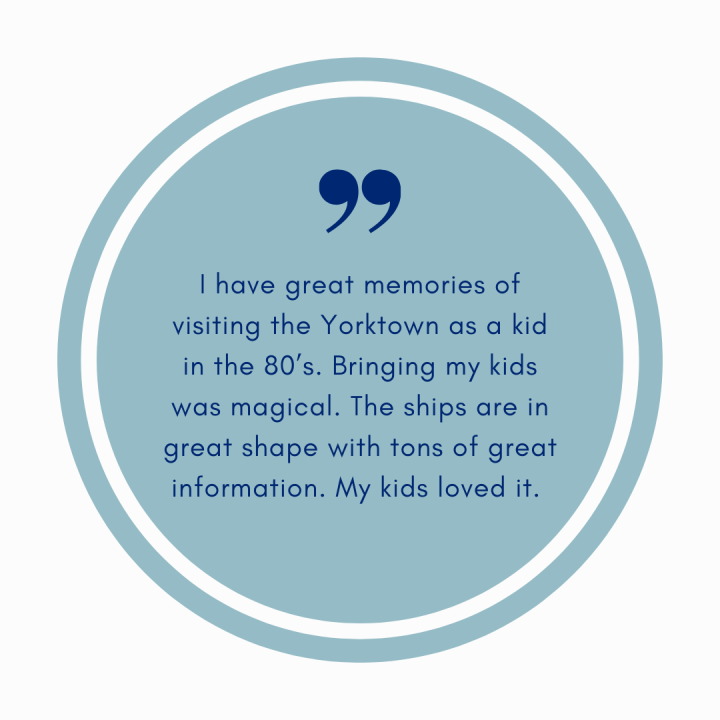 Preview of a guest experience at Patriots Point