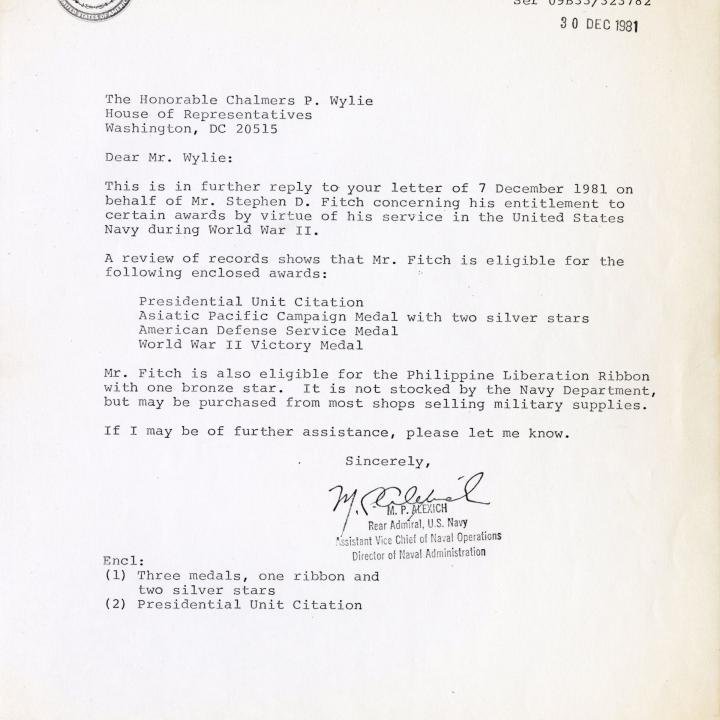Primary Image of Review of Records for Awards