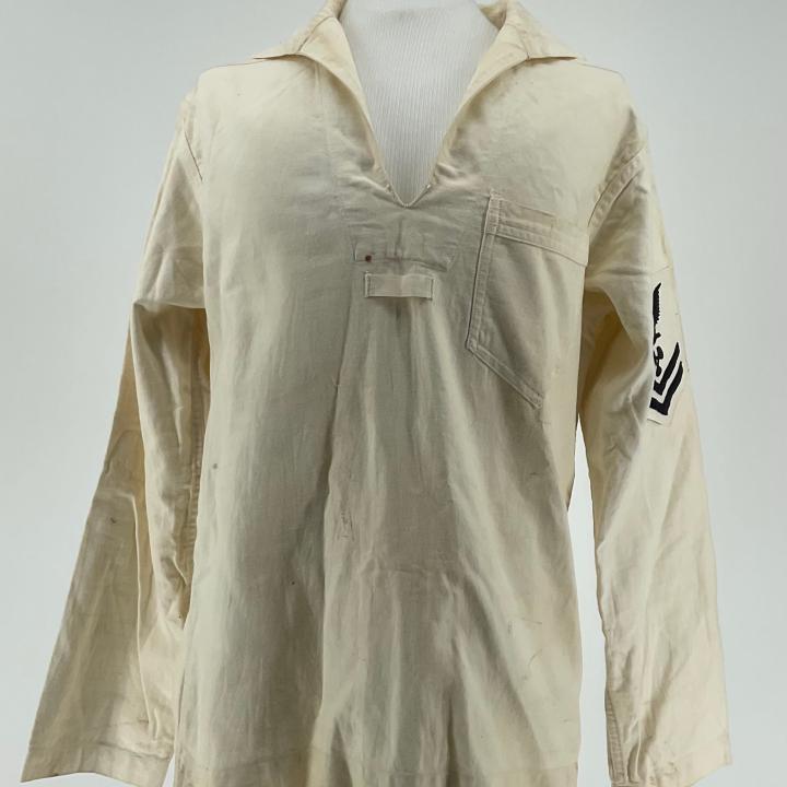 Primary Image of US Navy Dress White Service Jumper