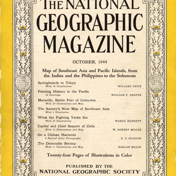 Primary Image of National Geographic October 1944 Issue