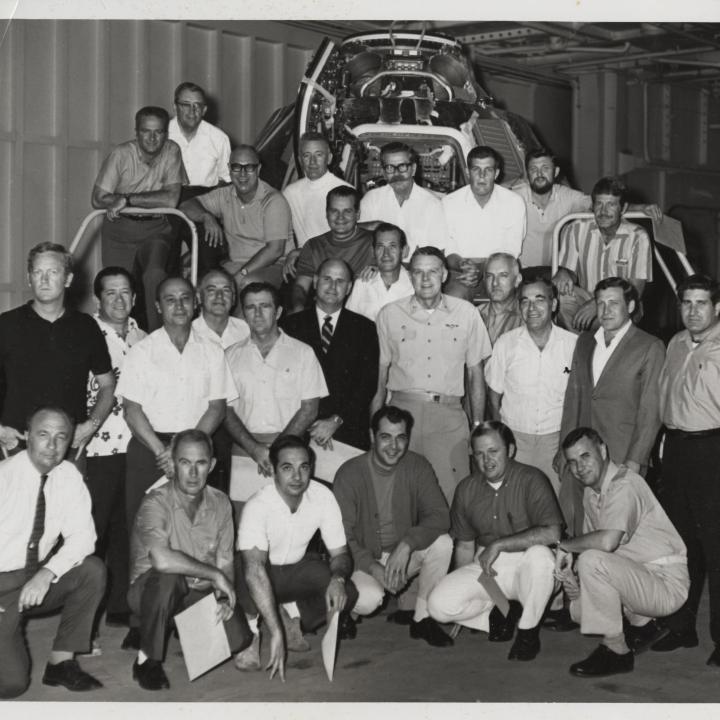 Primary Image of ABC News Crew Posing With Apollo 8