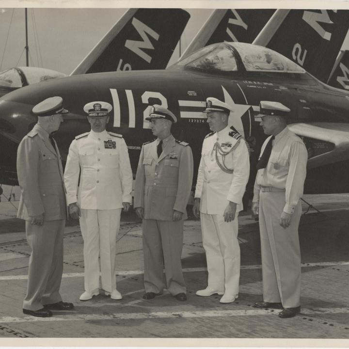 Primary Image of Vice Admiral Jocko Clark Returns to the USS Yorktown