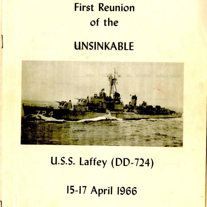Primary Image of First Reunion Program of the USS Laffey Association