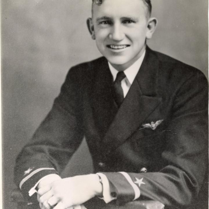 Primary Image of William Grigsby Wearing his Pilot Wings