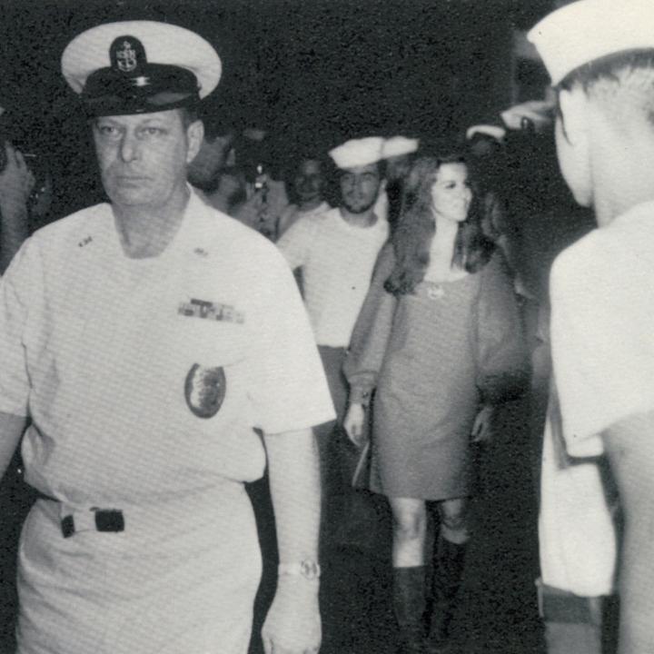 Primary Image of Ann-Margret is Welcomed Aboard the USS Yorktown (CVS-10)