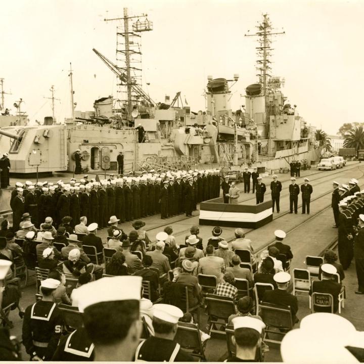 Primary Image of USS Laffey (DD-724) Recommissioning Photos