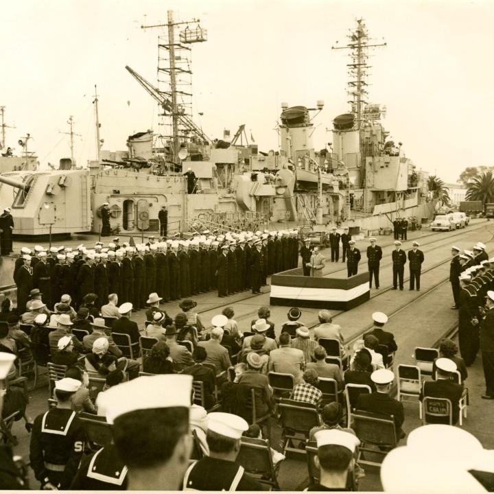 Primary Image of USS Laffey (DD-724) Recommissioning Photos