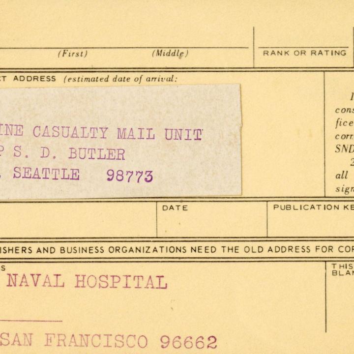 Primary Image of Notice of Change of Address for James Pueschel
