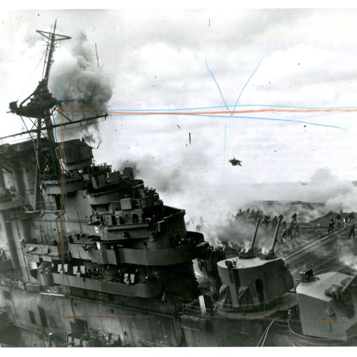 Primary Image of Explosions Rock the USS Franklin