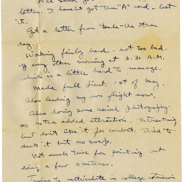 Primary Image of Letter from Lt. Gerald Hennesy to His Mother Dated June 8, 1945