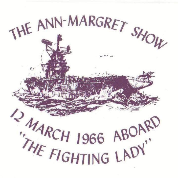 Primary Image of An Announcement for the Performance of Ann-Margret Aboard the USS Yorktown (CVS-10)