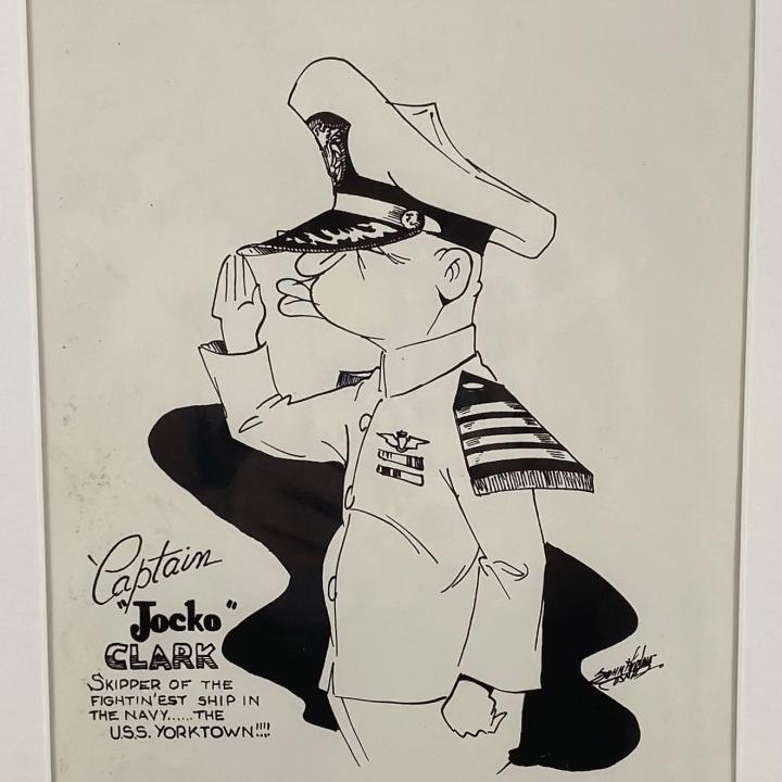 Primary Image of "Skipper of the Fightin'est Ship" Print