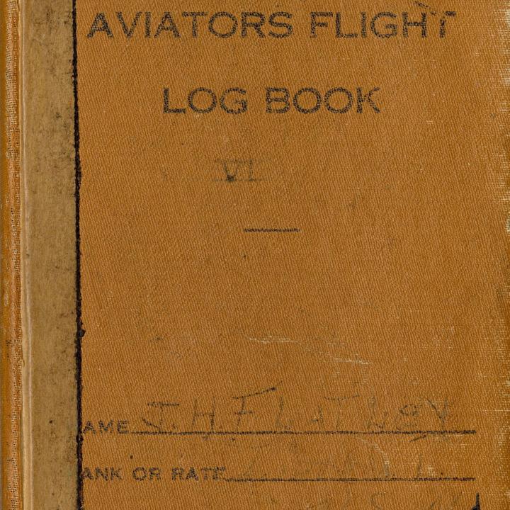 Primary Image of Aviators Flight Log Book (1942-1948) of James H. Flatley, Jr.