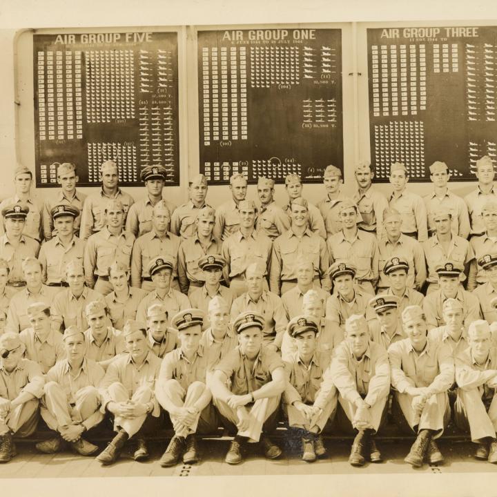 Primary Image of Group Photo with Members of Air Group Three