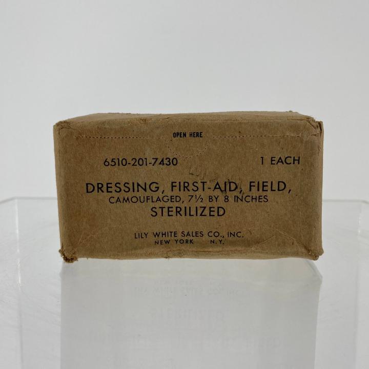 Primary Image of Camouflaged Field Dressing in Original Packaging