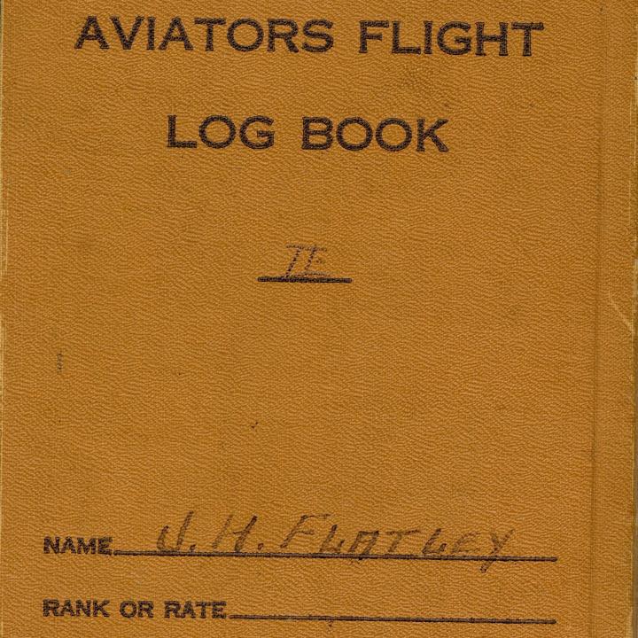 Primary Image of Aviators Flight Log Book (1932-1934) of James H. Flatley, Jr.