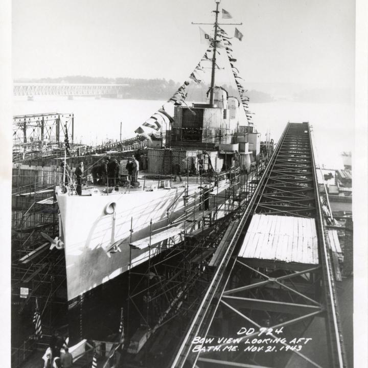 Primary Image of USS Laffey (DD-724) Launching