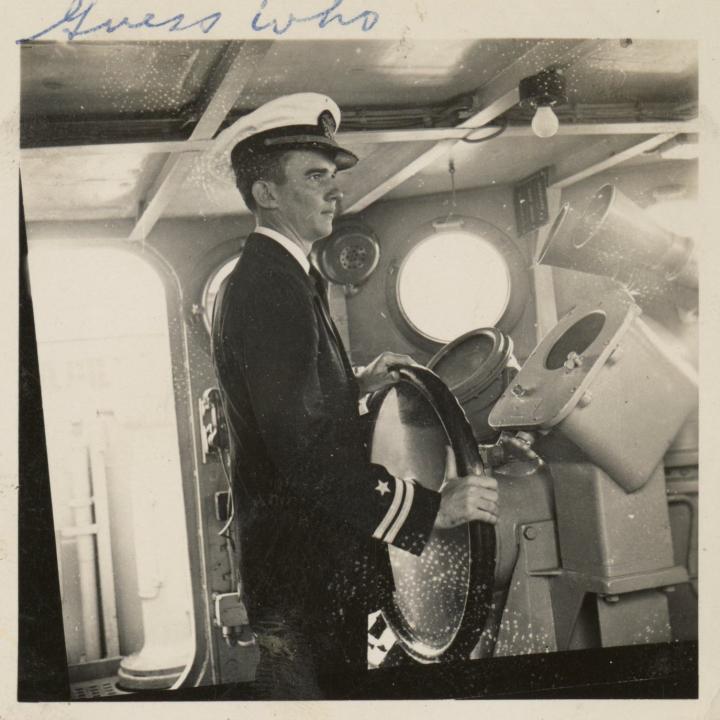 Primary Image of Frank Manson at the Helm