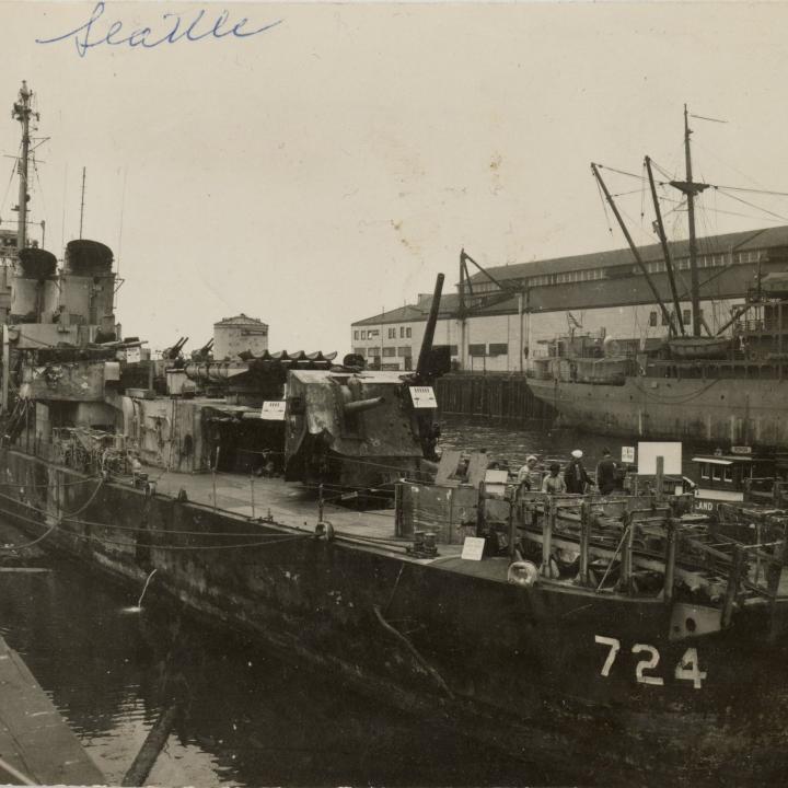 Primary Image of USS Laffey (DD-724) at Berth in Seattle