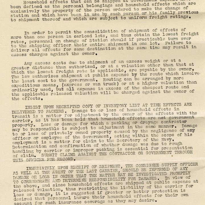 Primary Image of Memorandum from the Supply Department