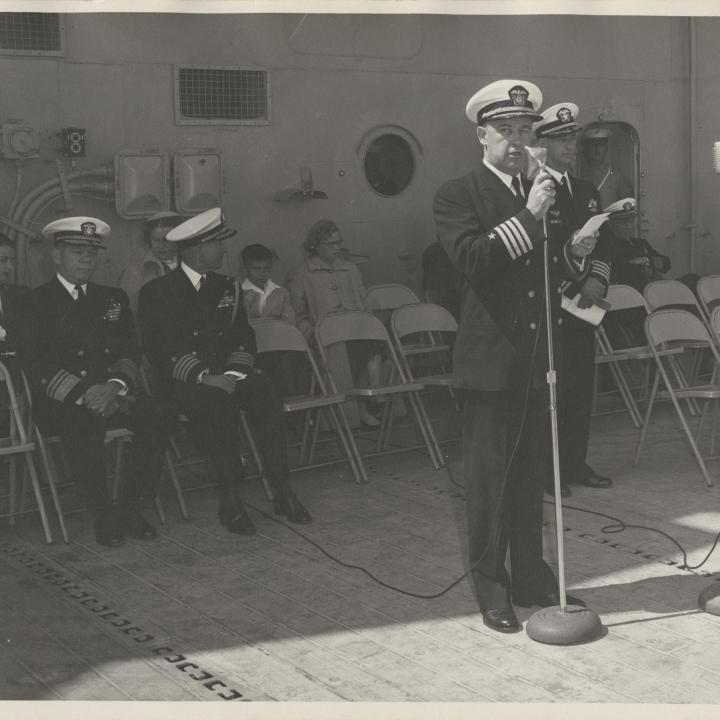 Primary Image of Captain Nation Being Relieved of Command