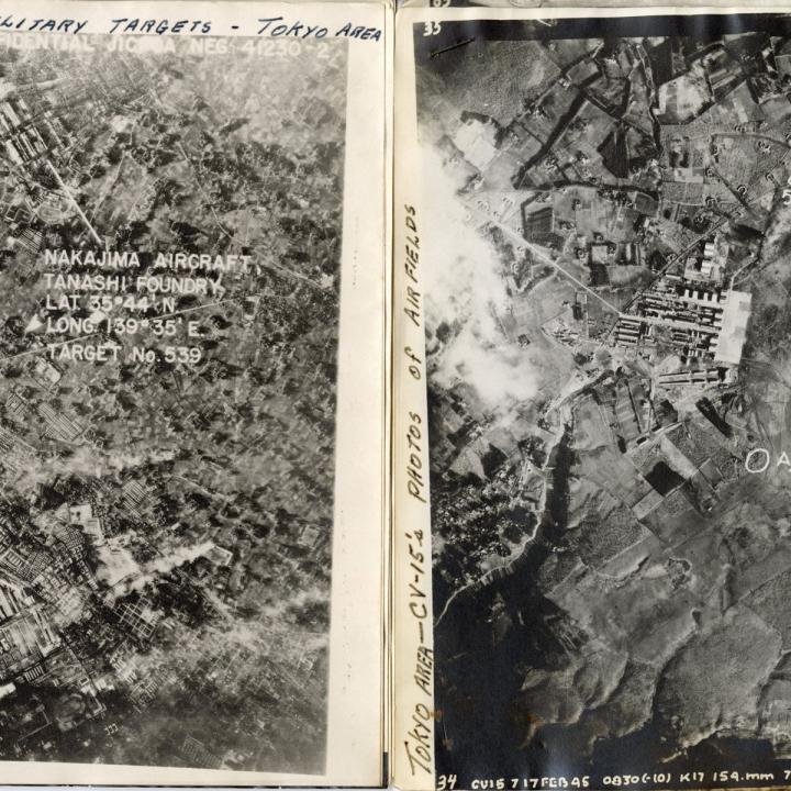 Primary Image of Collection of Aerial Photographs Showing the Areas around Tokyo