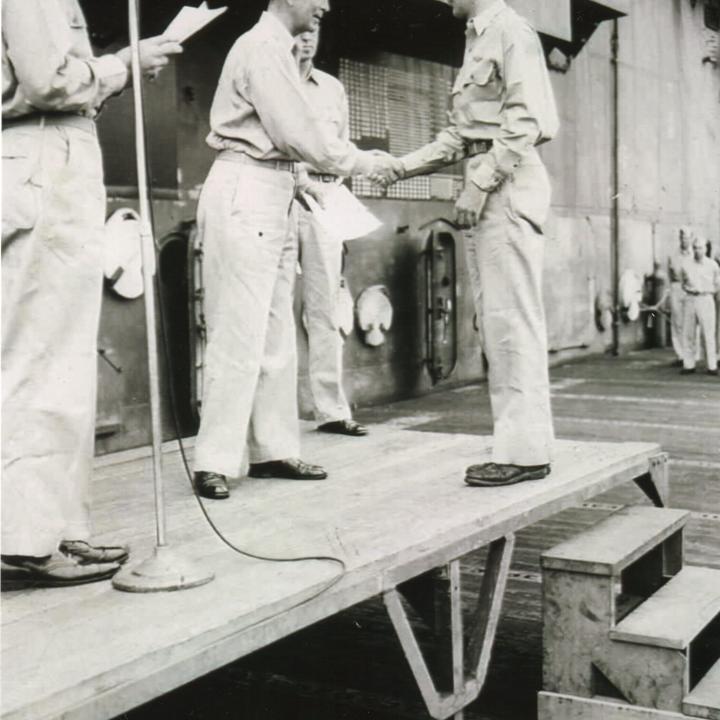Primary Image of Gerald Hennesy Receiving Recognition