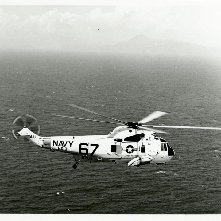 Primary Image of SH-3 Sea King Helicopter in Flight