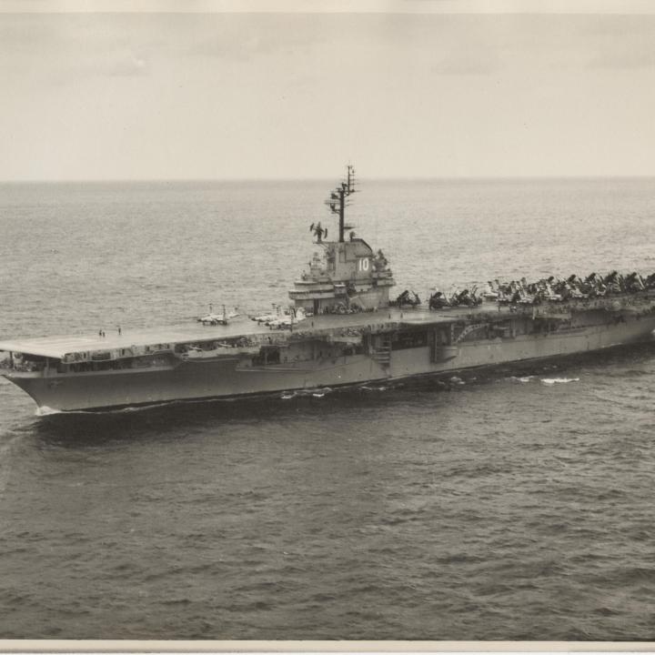 Primary Image of USS Yorktown (CVA-10) at Sea