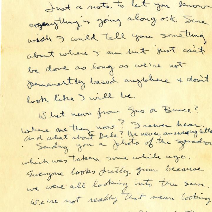 Primary Image of Letter from Gerald Hennesy to His Mother Dated April 19, 1945