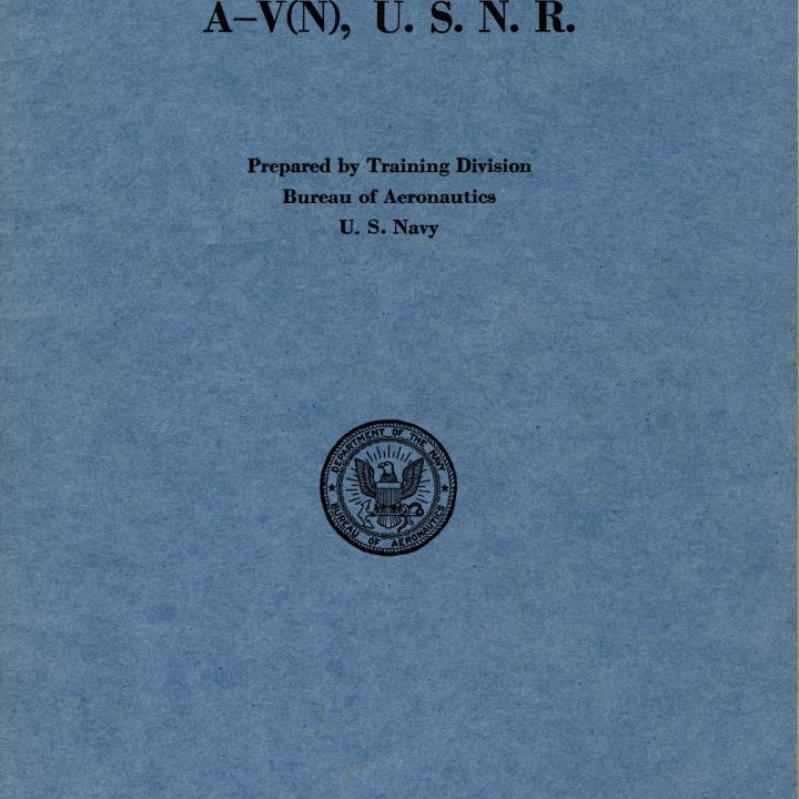 Primary Image of "Notes For Ensigns A-V(N), USNR" Training Manual