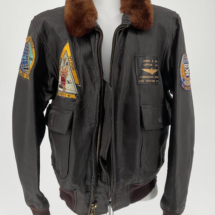 Primary Image of Leather Flight Jacket of James Cain