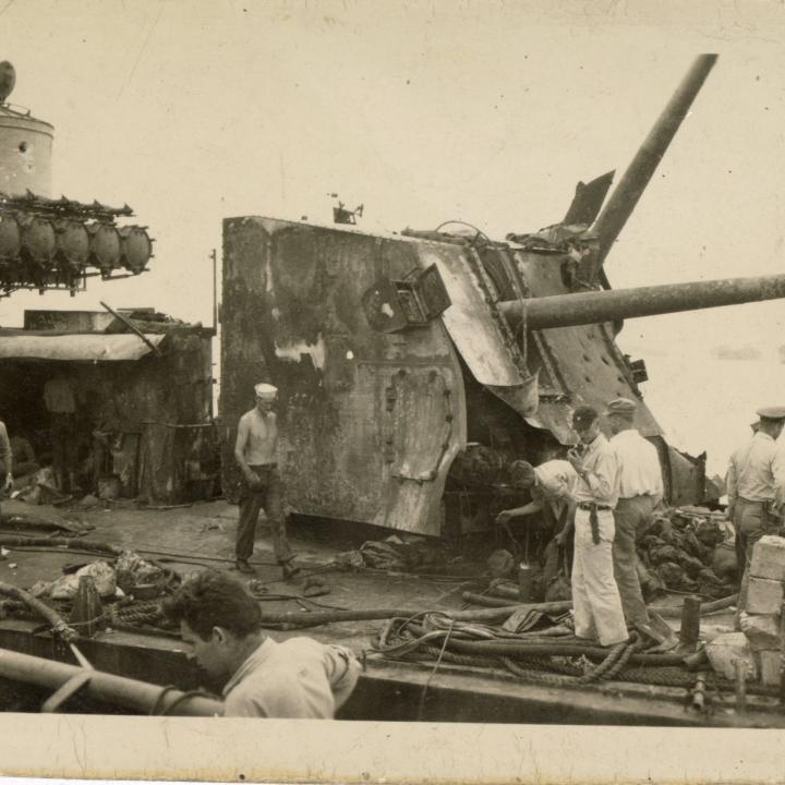 Primary Image of Gun Mount 53 from the Portside View