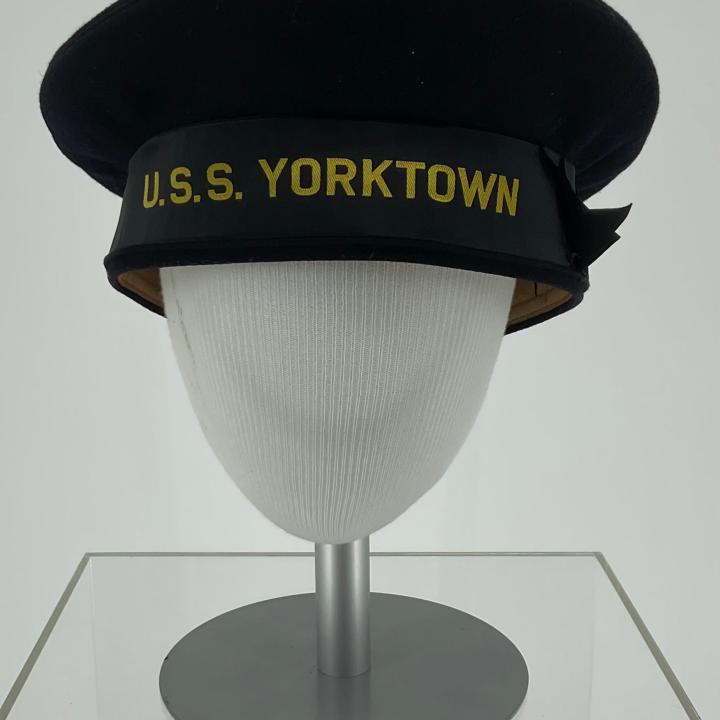 Primary Image of USS Yorktown Embroidered Flat Cap