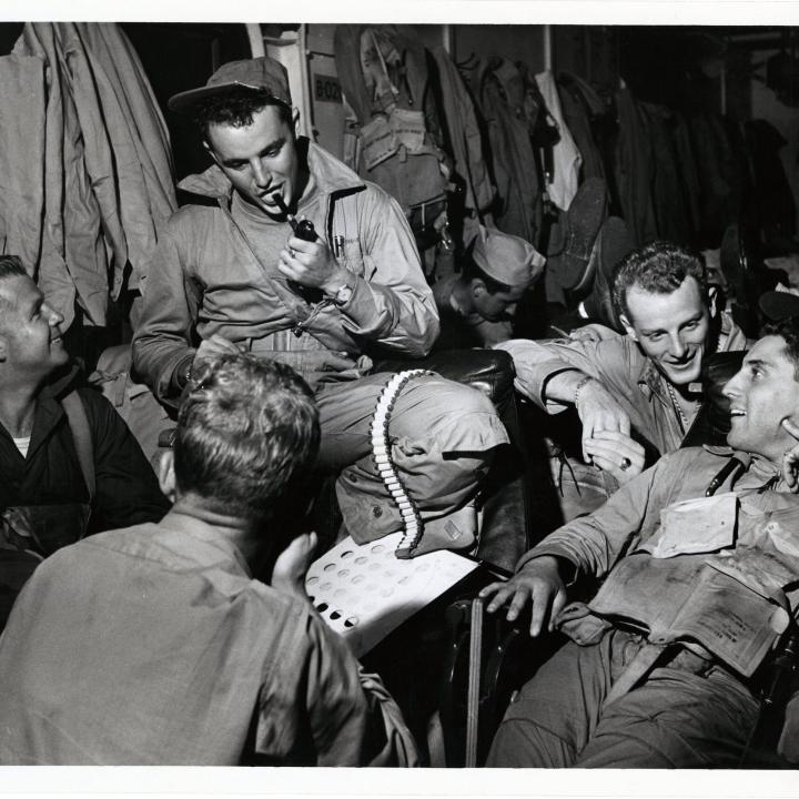 Primary Image of Pilots Waiting for Their Mission