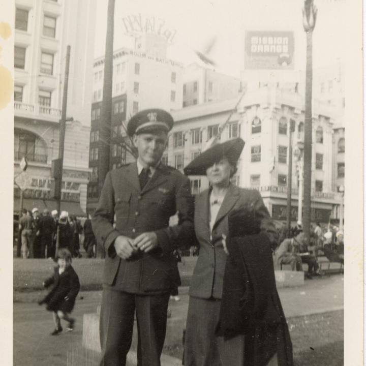 Primary Image of Elisha "Smokey" Stover with his Mother, Stella Stover