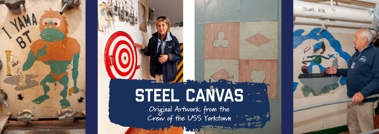 Showing artwork created by sailors aboard the ship more than 50 years ago and highlights about life at sea