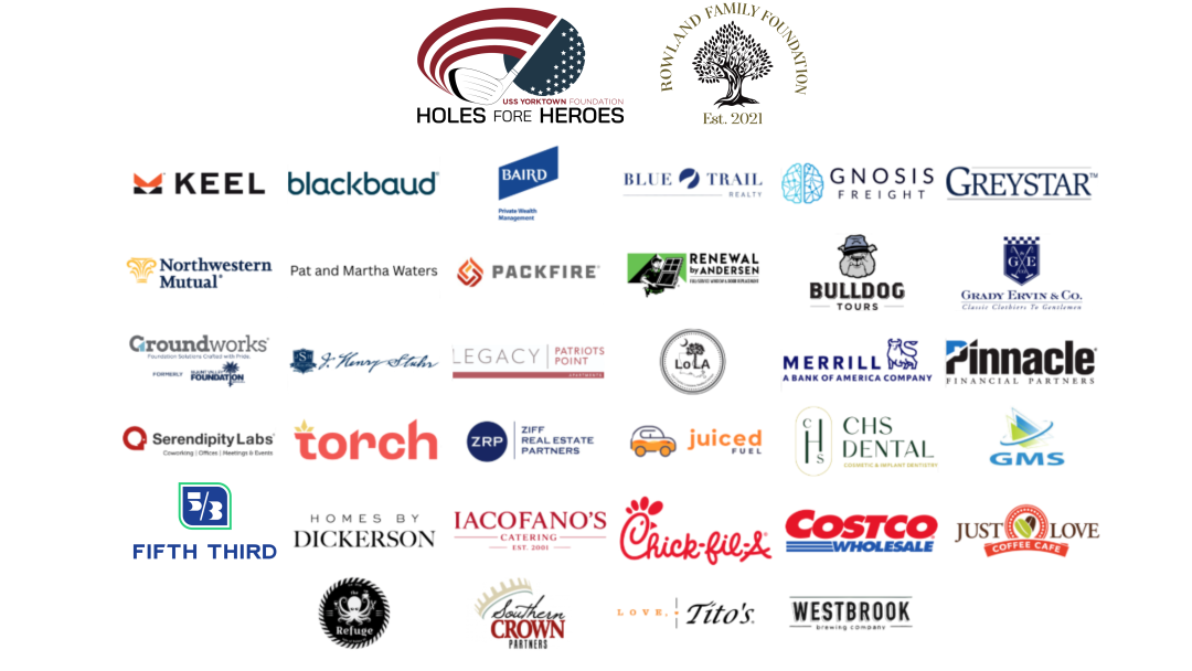 Brand Logos for the Holes Fore Heroes Event